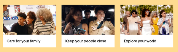 GO GET 가족 카테고리 소개. 사진=갈무리