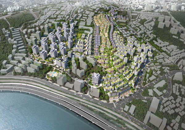 한남3구역 조감도.