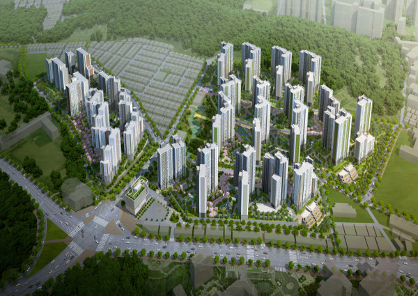 경기도 성남시 산성구역 주택재개발정비사업 조감도. 사진=성남구청