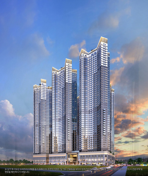 현대건설이 분양 중인 대전 중구 선화동에 조성될 ‘힐스테이트 선화 더와이즈’ 투시도. 사진=현대건설