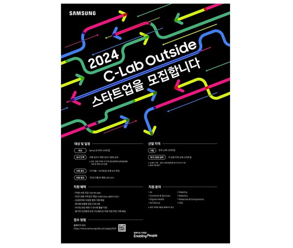 C랩 아웃사이드 공모전 포스터. 사진= 삼성전자