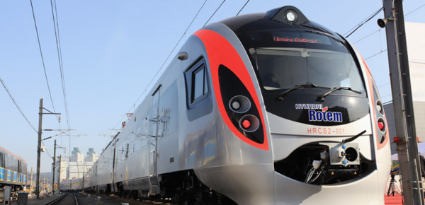 현대로템이 우크라이나에 납품한 고속열차 HRCS2. 사진=현대로템