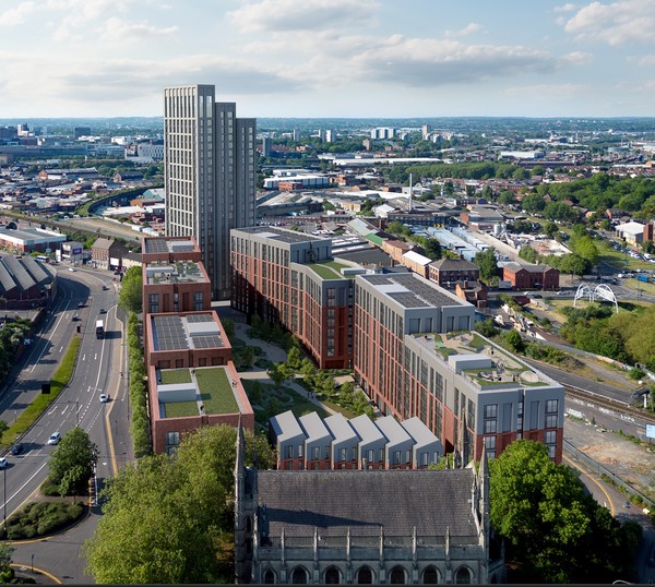 GS건설 자회사 英 엘리먼츠 유럽이 수주한 캠프힐 사업 조감도. GS건설 제공