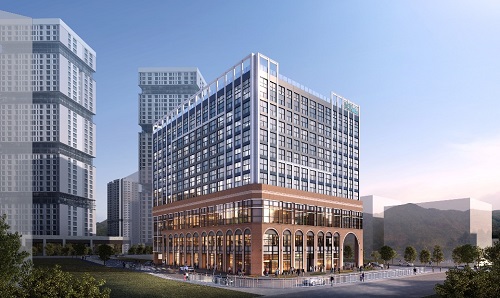 과천자이엘라 에디션 항공조감도