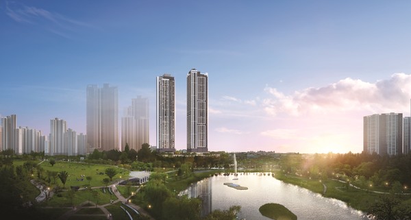 '전주 에코시티 한양수자인 디에스틴' 투시도. 한양 제공