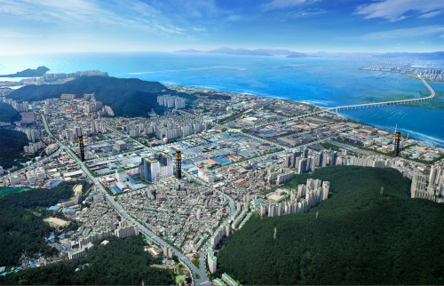 펜타플렉스 메트로  광역조감도  