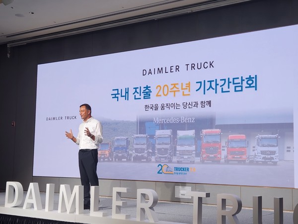 안토니오 란다조 다임러 트럭 대표. 사진=박상준