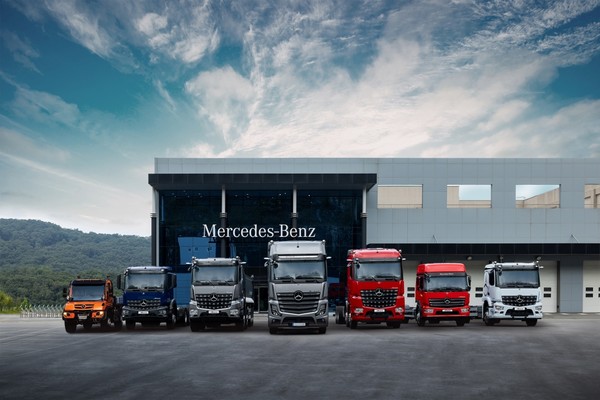 메르세데스-벤츠 국내 판매 라인업. 사진=다임러 트럭 코리아