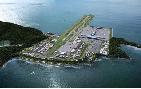 가덕도 신공항 근접 조감도. 사진=국토교통부