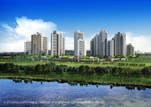 힐스테이트 신용 더리버 투시도   출처=현대건설