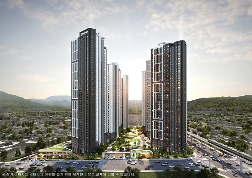 더샵 의정부역 링크시티  투시도