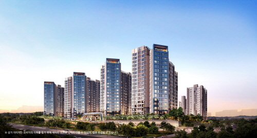 힐스테이트 e편한세상 문정  석경 투시도