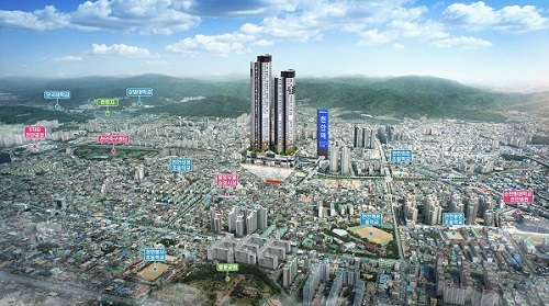 천안역 더브리즈 조감도