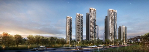 시티오씨엘 1단지 단지 내 상가 투시도