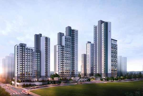 부산 시청역 해모로 센티아 투시도. 사진=HJ중공업