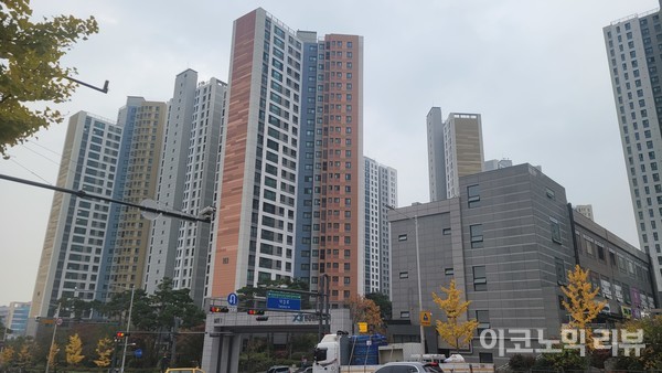 경기도 김포의 한 아파트 단지. 사진=이혜진 기자