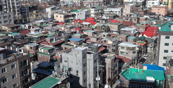 모아타운 시범 지구인 강북구 번동 일대. 사진출처=연합뉴스