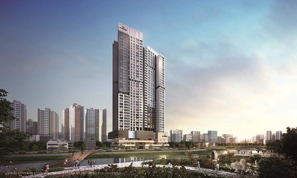 쌍용 더 플래티넘 스카이 투시도. 사진=쌍용건설