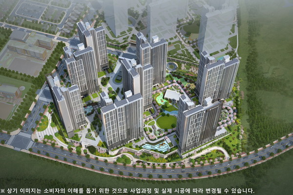 더샵 탕정인피니티시티 조감도. 사진=포스코이앤씨