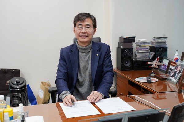 조경태 국민의힘 뉴시티 프로젝트 특별위원회 위원장. 사진=우현명 기자