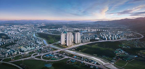 원주혁신도시 유승한내들 더스카이 조감도