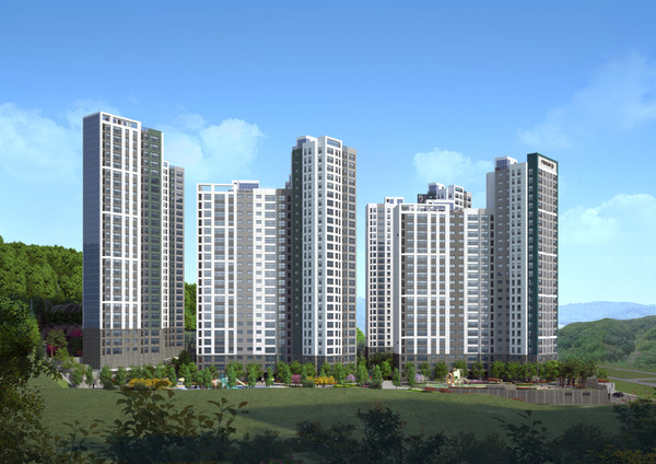 김해 삼계 푸르지오 센트럴파크 주경 투시도. 사진=대우건설