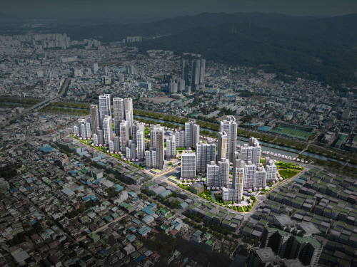 힐스테이트 어울림 청주사직  광역조감도