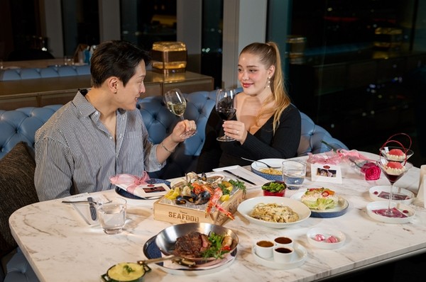 제주 드림타워 복합리조트, 스테이크 하우스 발렌타인데이 커플 코스메뉴. 사진=롯데관광개발