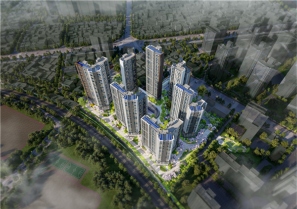 도마 포레나해모로 투시도. 출처=한화 건설부문