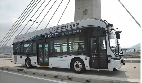 자율주행 수소전기버스. 출처=세종테크노파크