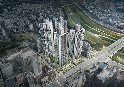 유성 하늘채 하이에르  조감도