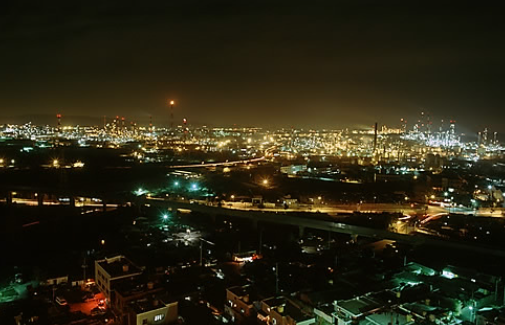 울산 공업단지 야경. 사진=연합뉴스