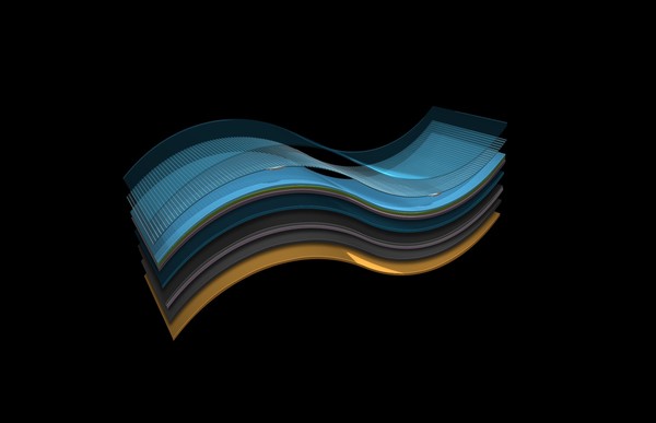 한화시스템 사내벤처 플렉셀 스페이스가 개발한 우주용 탠덤 유연 태양전지 셀 구조. 사진=한화시스템