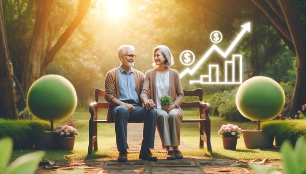 지난해 퇴직연금 적립금이 5년만에 두 배 증가했다. [출처=ChatGPT 생성]