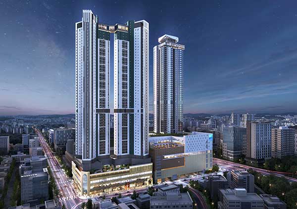 청주 가경동 주상복합 조감도