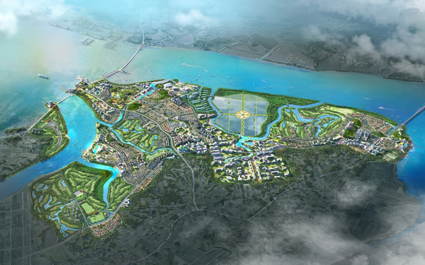 전남 해남군에 조성중인 '솔라시도' 개발계획 조감도