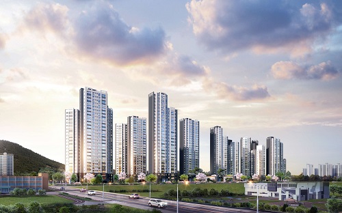 온천파크 하늘채 투시도