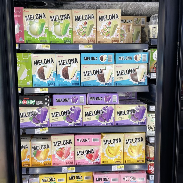 미국 코스트코 내 메로나 진열 사진. 사진=빙그레