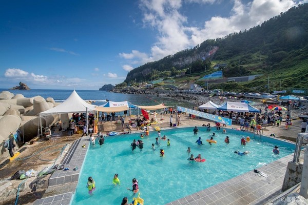 내수전몽돌 해변. 사진제공= 울릉군청