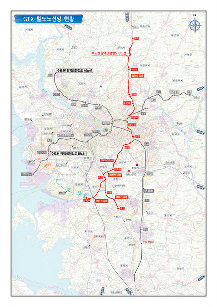 GTX-C 노선도. 출처=코레일