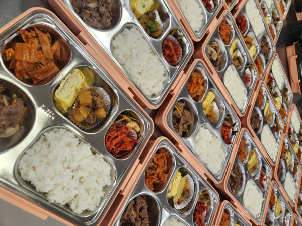 대한체육회가 파리 올림픽 대표선수에게 매일 제공하는 한식 도시락. 사진=대한체육회/연합뉴스