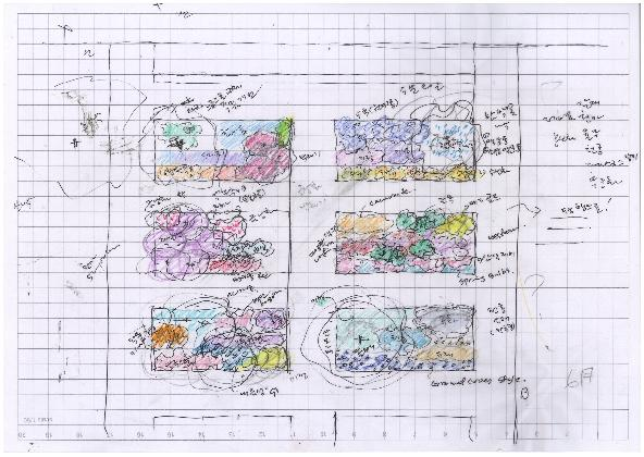 원료식물원(약용 식물 전시 영역 스케치), 2019. 사진제공= 서안