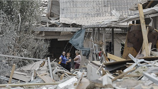 우크라이나 군대의 공격을 받은 수자. 사진=연합뉴스