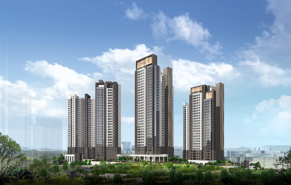 대우건설 라체르보 푸르지오 써밋 주경 투시도