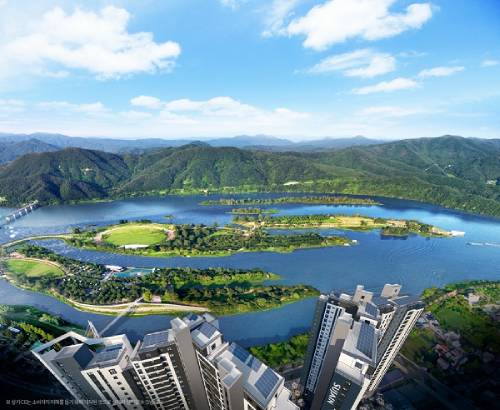 자라섬 수자인 리버페스타  전망컷