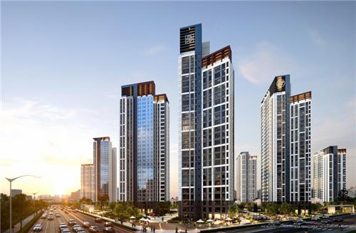 대전 유천동 3구역 재개발 투시도. 출처=진흥기업