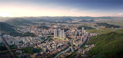 김해 대청천 에피트 조감도  출처=HL디앤아리한라