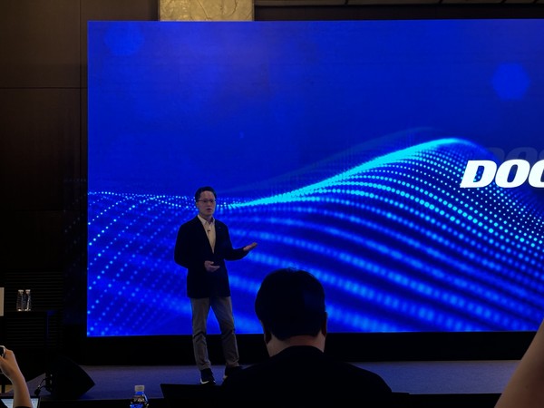 박상현 두산에너빌리티 사장이 21일 열린 기자간담회에서 발언하고 있다. 사진=이코노믹리뷰 김효경 기자