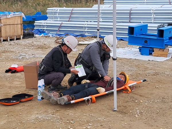 응급구조 장면. 출처=LH세종특별본부