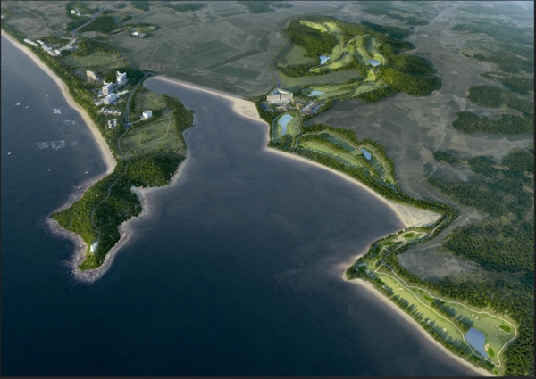 안면도 관광지 개발 조감도. 출처=충남도